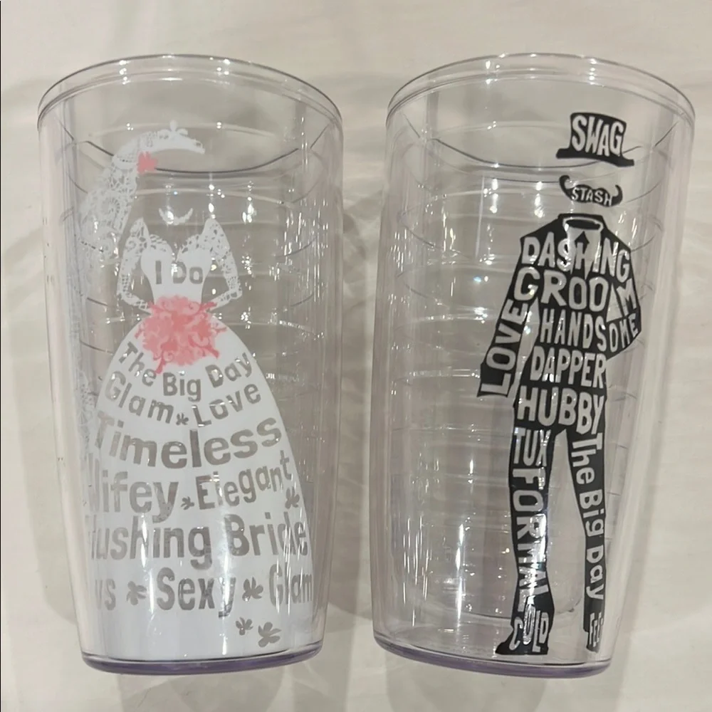 tervis Bride and Groom 16 oz. Tumblers